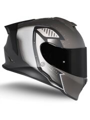 Origine Dinamo Evo Bunker Siyah-Beyaz-Antrasit Kask Siyah Camlı XL