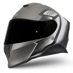 Origine Dinamo Evo Bunker Siyah-Beyaz-Antrasit Kask Siyah Camlı XL