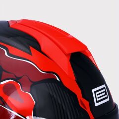 Origine Dinamo Titan Siyah-Antrasit-Kırmızı Kask Siyah Camlı XL