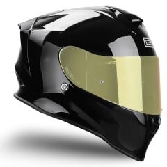 Origine Dinamo Evo Parlak Siyah Kask Sarı Camlı L