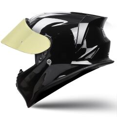 Origine Dinamo Evo Parlak Siyah Kask Sarı Camlı XL