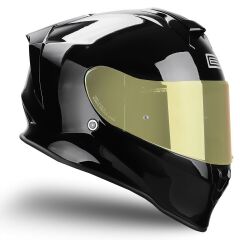 Origine Dinamo Evo Parlak Siyah Kask Sarı Camlı XL