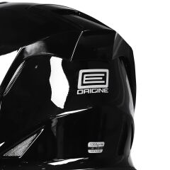 Origine Dinamo Evo Parlak Siyah Kask Şeffaf Camlı XS