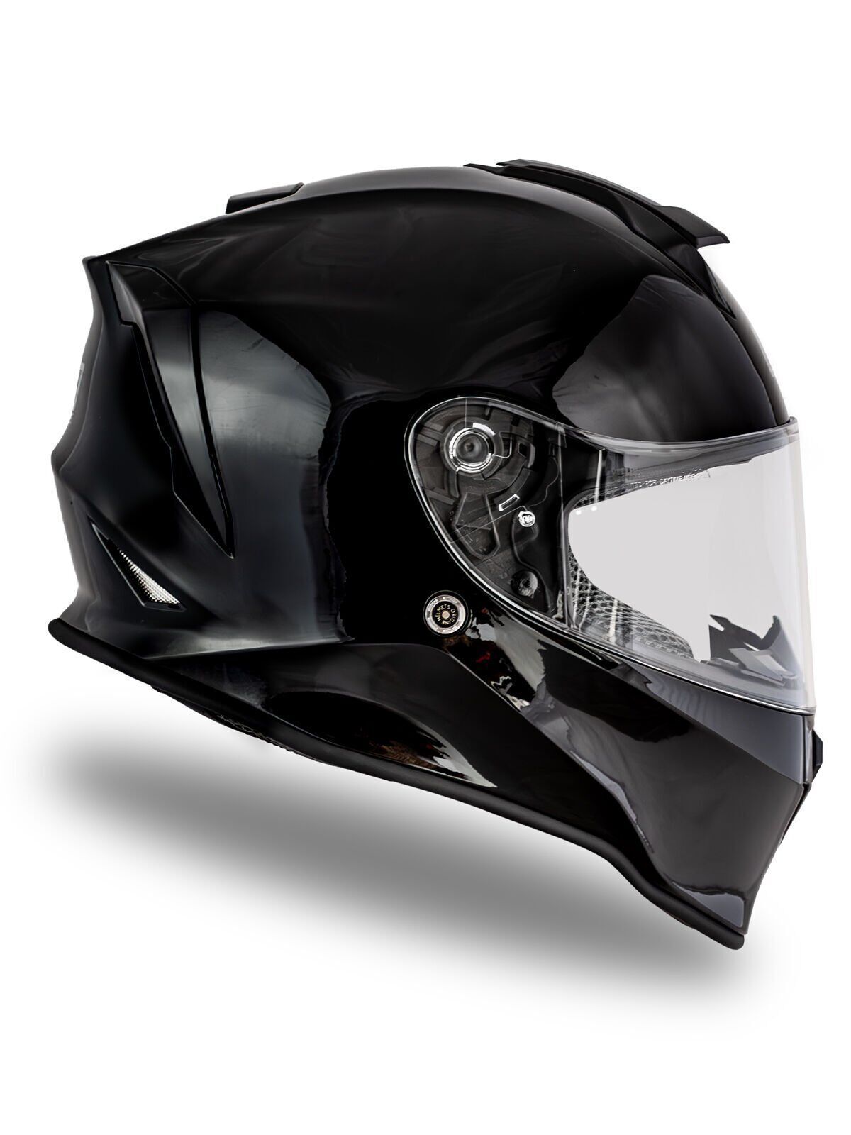 Origine Dinamo Evo Parlak Siyah Kask Şeffaf Camlı 2XL