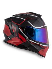 Origine Dinamo Never Broken Siyah-Kırmızı Kask Gökkuşağı Camlı XL