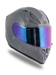 Origine Strada Nardo Gri Güneş Vizörlü Kask Gökkuşağı Camlı