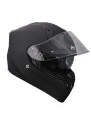 Origine Strada Mat Siyah Güneş Vizörlü Kask Şeffaf Camlı