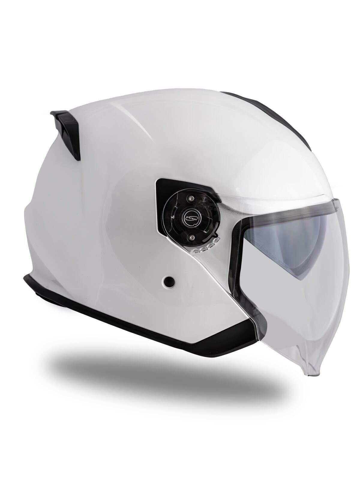 Origine Palio 2.0 Beyaz Güneş Vizörlü Açık Kask Şeffaf Camlı XS