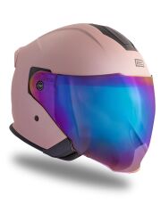 Origine Palio 2.0 Rose Gold (Pembe) Güneş Vizörlü Açık Kask Gökkuşağı Camlı