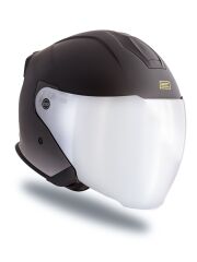 Origine Palio 2.0 DeepSky Mat Siyah-Mat Titanium Güneş Vizörlü Açık Kask Gri Camlı XL