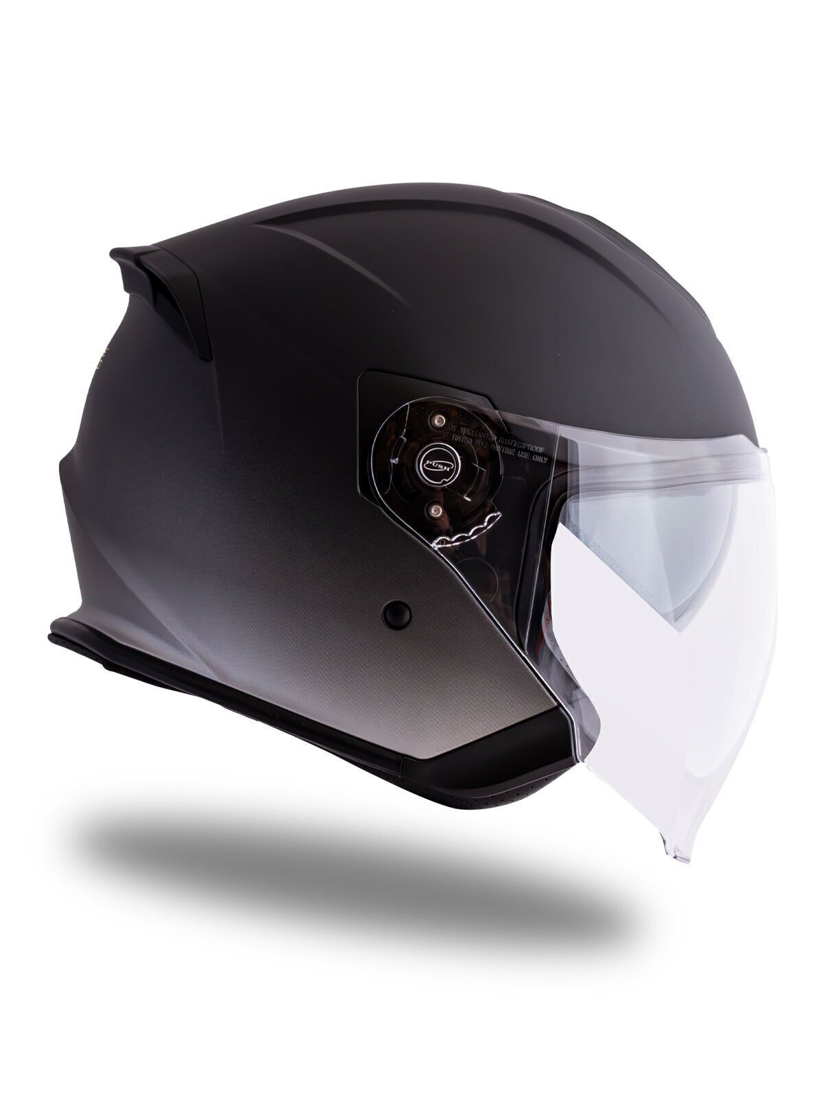 Origine Palio 2.0 DeepSky Mat Siyah-Mat Titanium Güneş Vizörlü Açık Kask Şeffaf Camlı XS