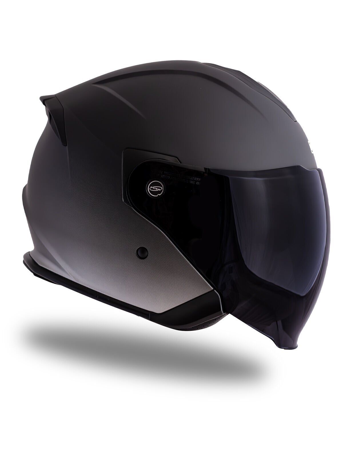 Origine Palio 2.0 DeepSky Mat Siyah-Mat Titanium Güneş Vizörlü Açık Kask Siyah Camlı XS