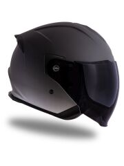 Origine Palio 2.0 DeepSky Mat Siyah-Mat Titanium Güneş Vizörlü Açık Kask Siyah Camlı M