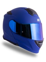Origine Delta Basic Mat Mavi Çene Açılır Kask Mavi Camlı