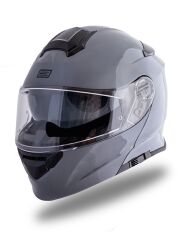Origine Delta Basic Nardo Gri Güneş Vizörlü Çene Açılır Kask Şeffaf Camlı