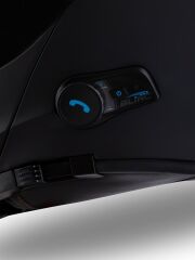 Origine Delta BT Mat Siyah Çene Açılır Kask (Intercomlu-Bluetoothlu Kask) Siyah Camlı