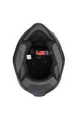 Evo Parlak Siyah Kask Siyah Camlı XL