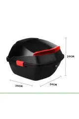Endro Cornier Motosiklet Arka Çanta 33 L Parlak Beyaz