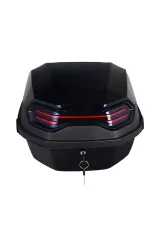 Endro Motosiklet Çantası 33 L Parlak Siyah - Model: 2
