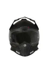 Just1 J34 Pro Outerspace Mat Siyah Güneş Vizörlü Cross Kask