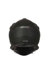Just1 J34 Pro Outerspace Mat Siyah Güneş Vizörlü Cross Kask
