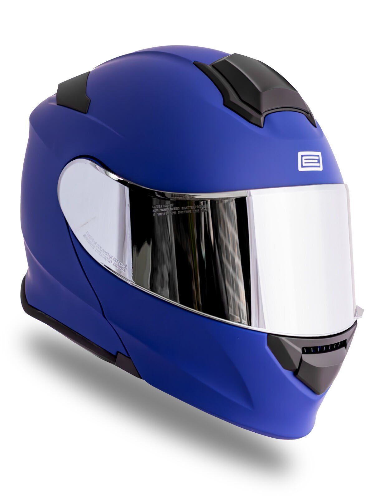 Origine Delta Basic Mat Mavi Çene Açılır Kask Gri Camlı M