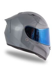 Origine Strada Nardo Gri Güneş Vizörlü Kask Mavi Camlı 2XL