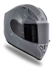 Origine Strada Nardo Gri Güneş Vizörlü Kask Siyah Camlı S