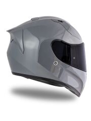 Origine Strada Nardo Gri Güneş Vizörlü Kask Siyah Camlı L