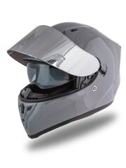 Origine Strada Nardo Gri Güneş Vizörlü Kask Gri Camlı XS