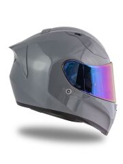 Origine Strada Nardo Gri Güneş Vizörlü Kask Gökkuşağı Camlı XL