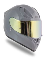 Origine Strada Nardo Gri Güneş Vizörlü Kask Sarı Camlı M
