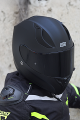 Origine Strada Mat Siyah Güneş Vizörlü Kask Siyah Camlı XS