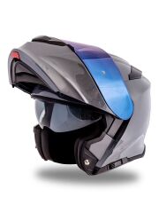 Origine Delta Basic Nardo Gri Güneş Vizörlü Çene Açılır Kask Gökkuşağı Camlı 2XL