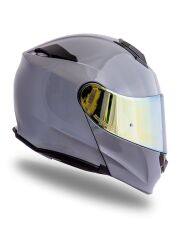 Origine Delta Basic Nardo Gri Güneş Vizörlü Çene Açılır Kask Sarı Camlı XL