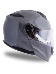 Origine Delta Basic Nardo Gri Güneş Vizörlü Çene Açılır Kask Şeffaf Camlı M