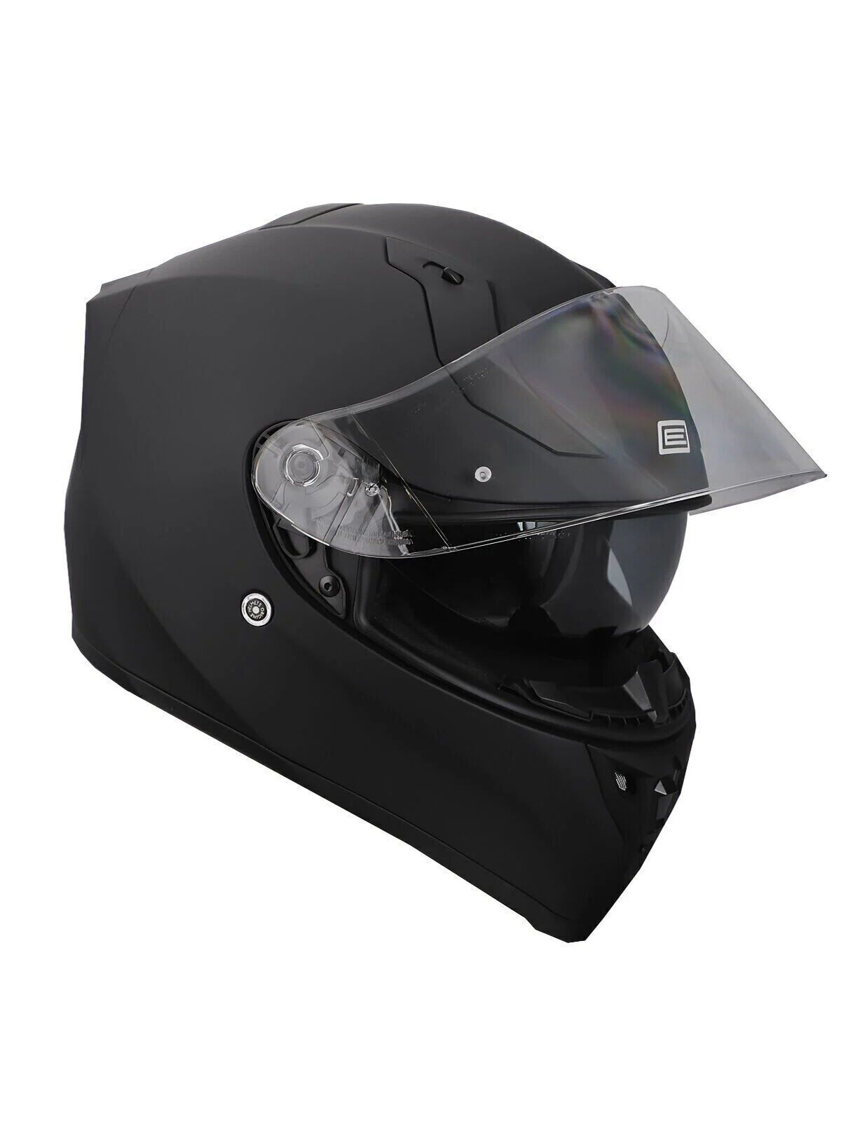 Origine Strada Mat Siyah Güneş Vizörlü Kask Şeffaf Camlı 2XL