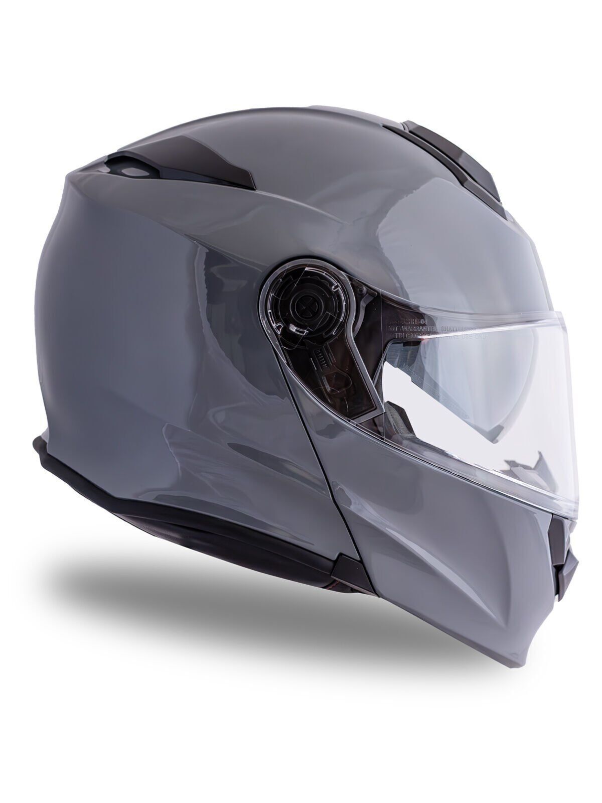 Origine Delta Basic Nardo Gri Güneş Vizörlü Çene Açılır Kask Şeffaf Camlı 2XL