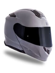 Origine Delta Basic Nardo Gri Güneş Vizörlü Çene Açılır Kask Siyah Camlı S