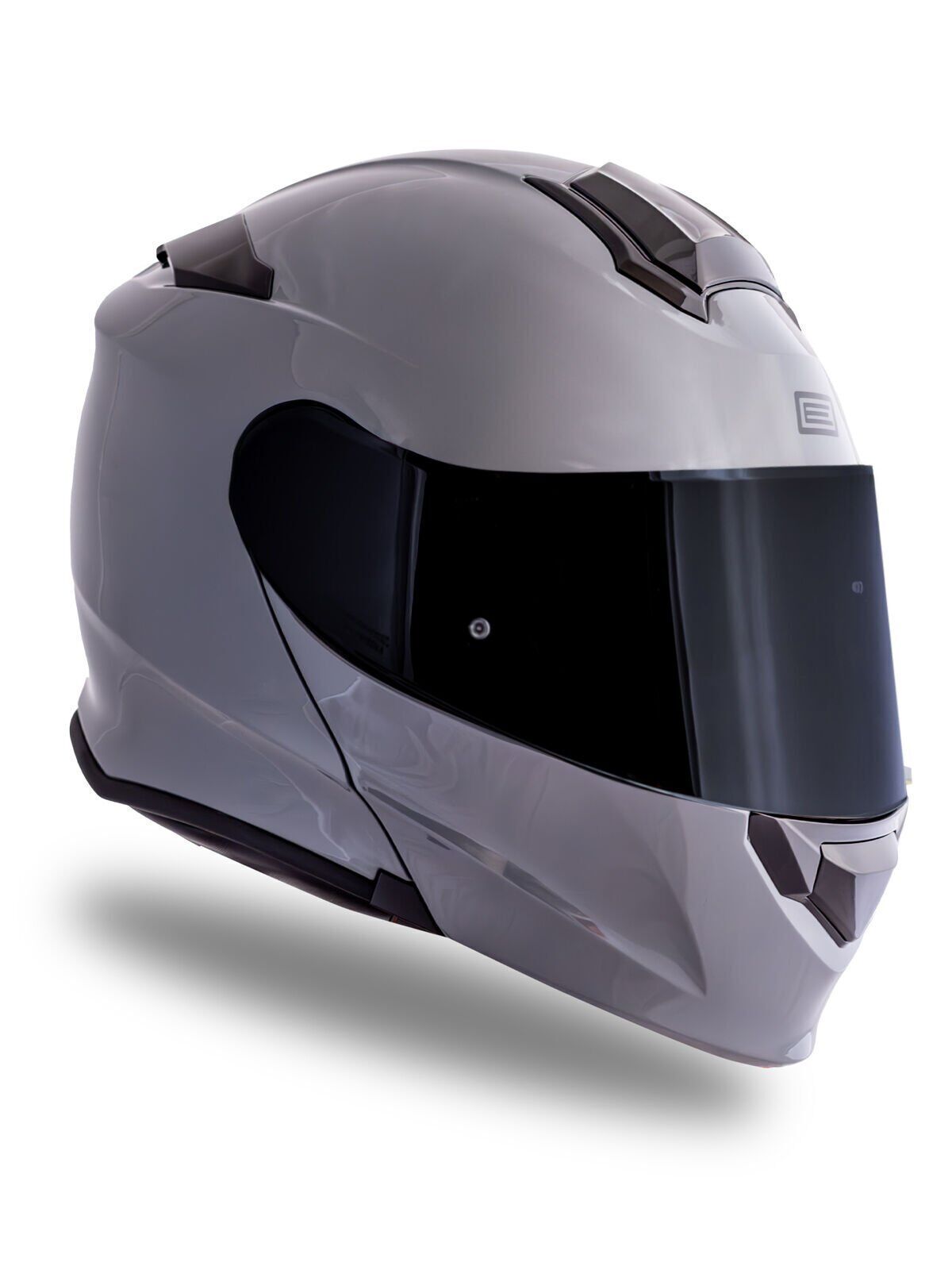 Origine Delta Basic Nardo Gri Güneş Vizörlü Çene Açılır Kask Siyah Camlı M