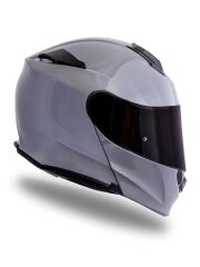 Origine Delta Basic Nardo Gri Güneş Vizörlü Çene Açılır Kask Siyah Camlı 2XL