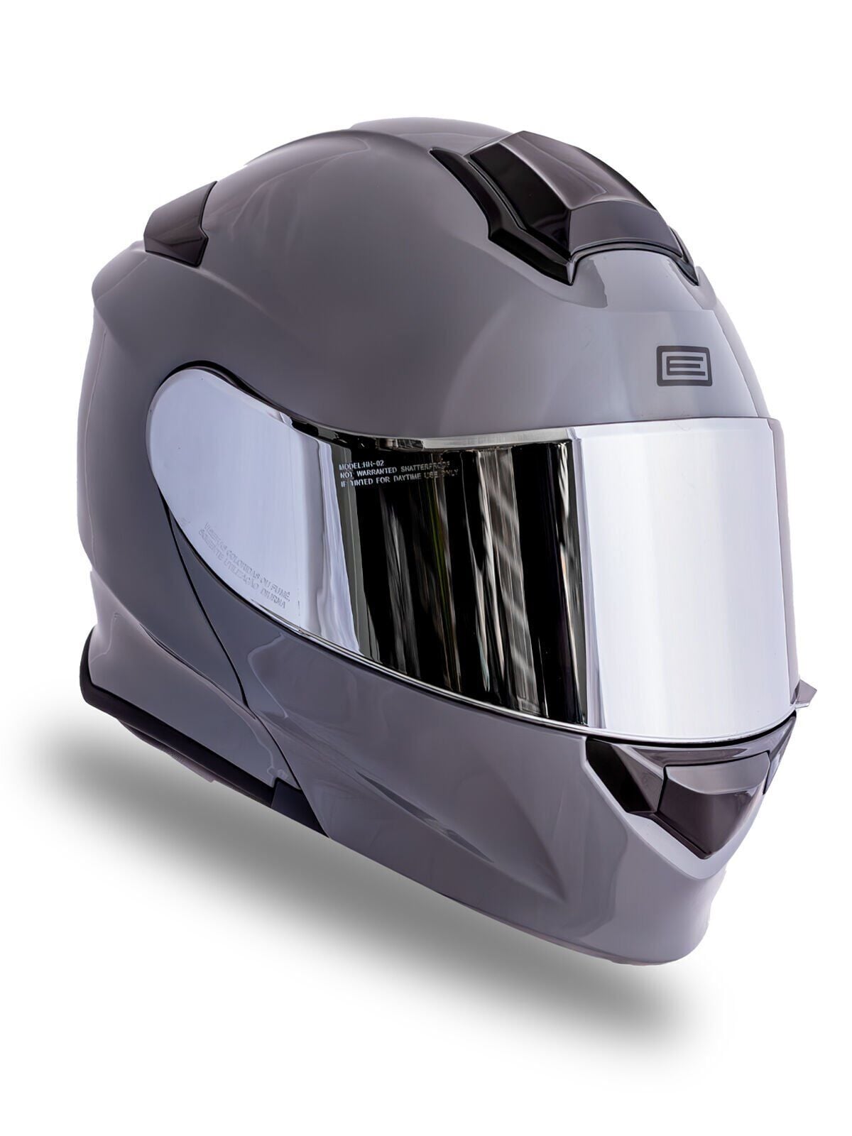 Origine Delta Basic Nardo Gri Güneş Vizörlü Çene Açılır Kask Gri Camlı XS