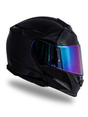 Origine Delta Basic Parlak Siyah Çene Açılır Kask Gökkuşağı Camlı 2XL