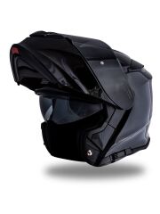 Origine Delta Basic Parlak Siyah Çene Açılır Kask Siyah Camlı XL