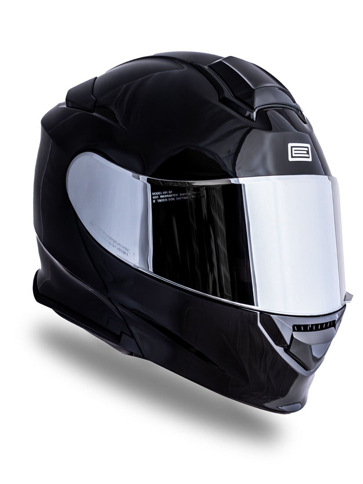 Origine Delta Basic Parlak Siyah Çene Açılır Kask Gri Camlı 2XL