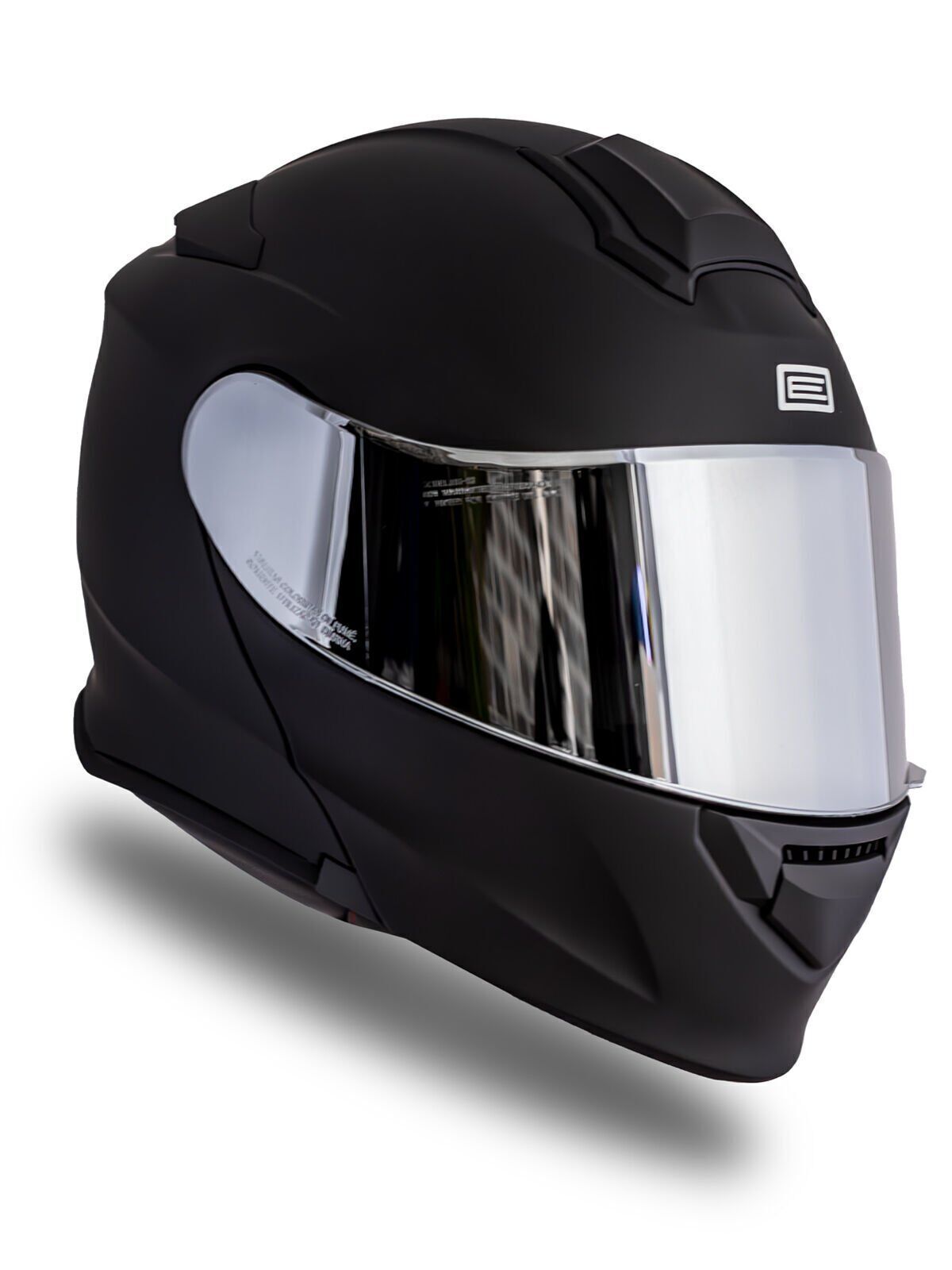 Origine Delta Basic Mat Siyah Güneş Vizörlü Çene Açılır Kask Gri Camlı S