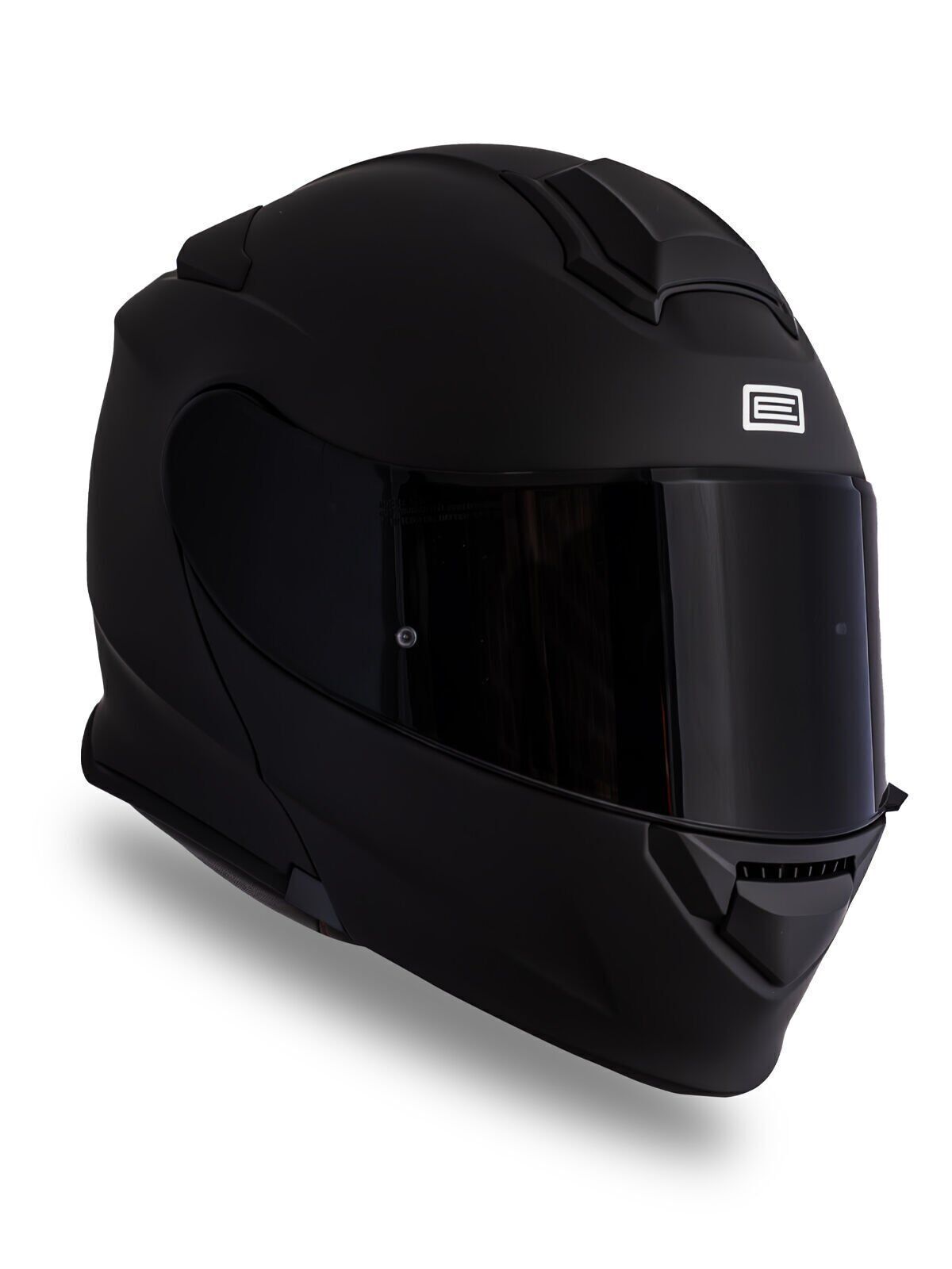 Origine Delta Basic Mat Siyah Güneş Vizörlü Çene Açılır Kask Siyah Camlı XL