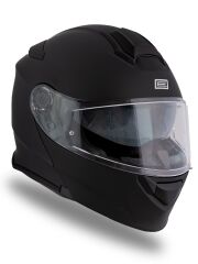 Origine Delta BT Mat Siyah Çene Açılır Kask (Intercomlu-Bluetoothlu Kask) Şeffaf Camlı XL