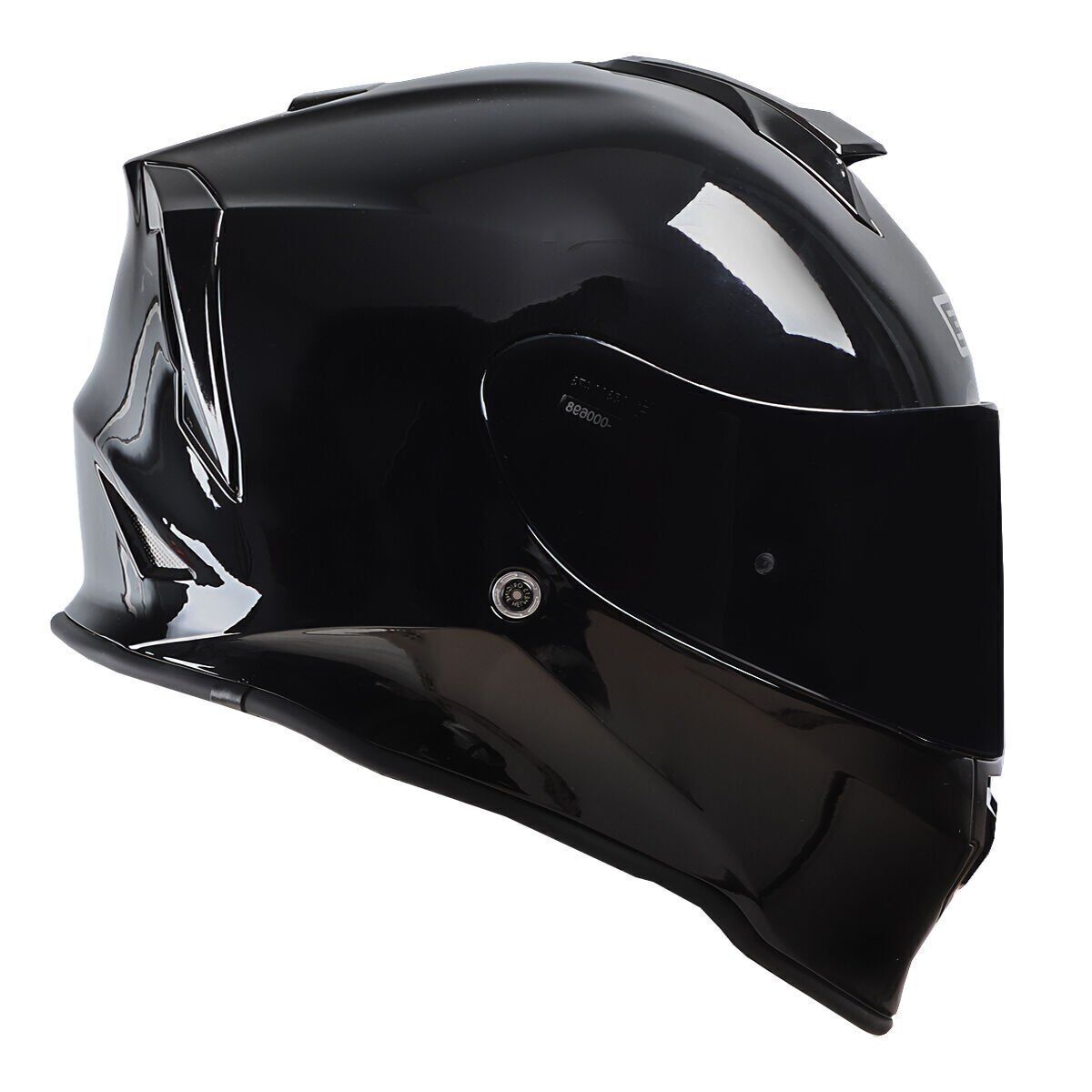 Origine Dinamo Parlak Siyah Kask Siyah Camlı L