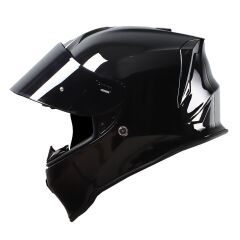 Origine Dinamo Parlak Siyah Kask Siyah Camlı XL